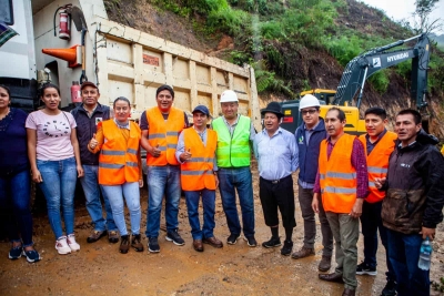 Prefectura inici&oacute; asfaltado para San Carlos de las Minas