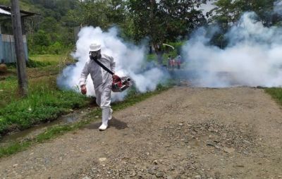 ECSA apoya campa&ntilde;a de fumigaci&oacute;n y control de plagas en barrios de Tundayme