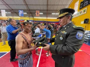 104 j&oacute;venes de diferentes pueblos y nacionalidades ind&iacute;genas del Ecuador, se grad&uacute;an como polic&iacute;as t&eacute;cnicos operativos en Napo