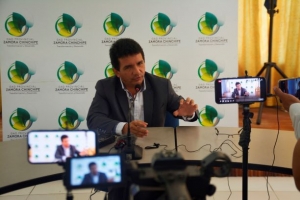 Prefecto Cl&eacute;ver Jim&eacute;nez informo los avances de diferentes obras de vialidad en Zamora Chinchipe