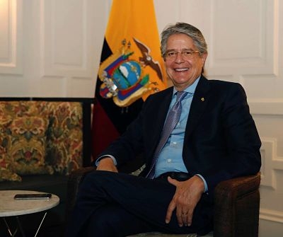 Guillermo Lasso expuso planes de la CAN ante autoridades de la UE
