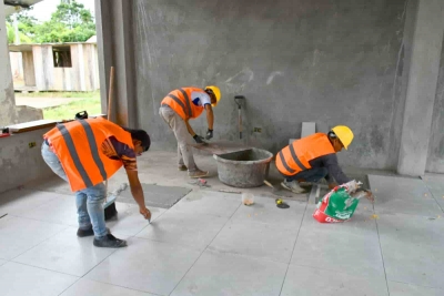 70% de avance en la construcci&oacute;n Centro de Desarrollo Comunitario en El Guismi