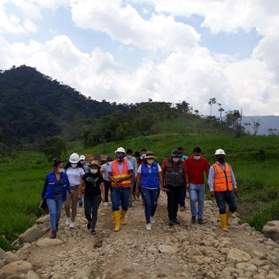 GAD Yantzaza construir&aacute; una v&iacute;a en San Vicente de Caney