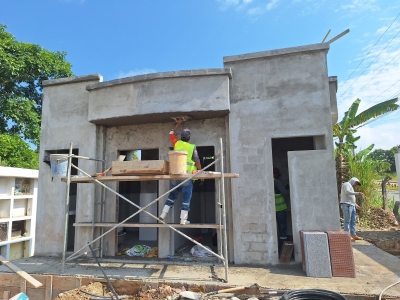 80% de avance presenta las mejoras en el cementerio municipal de El Pangui