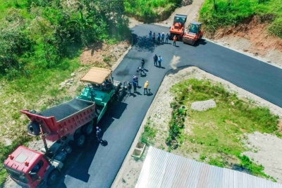 GAD Centinela del C&oacute;ndor asfalt&oacute; calles de Nanguipa Alto