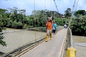 Inici&oacute; la construcci&oacute;n de un puente carrozable en el sector de Chamico