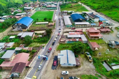 Una nueva obra de asfalto fue entregada en Palanda