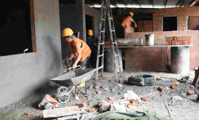 Centro de Desarrollo Infantil de El Pangui tiene un avance del 61% en su construcci&oacute;n
