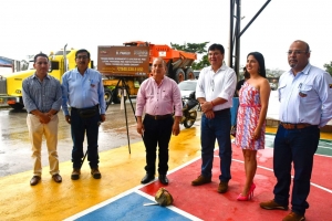 Iniciaron los trabajos para la rehabilitaci&oacute;n, mantenimiento y asfaltado del paso lateral provisional en la ciudad de El Pangui