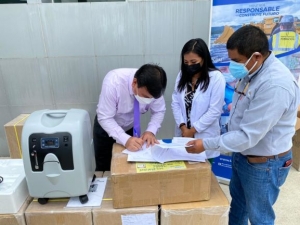 Hospitales de Yantzaza y Zumba recibieron equipos m&eacute;dicos