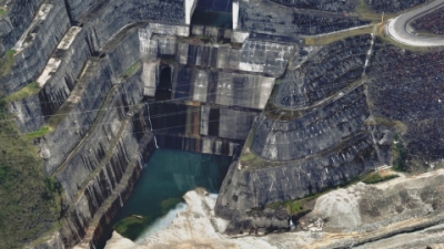 Embalse de Mazar est&aacute; por debajo del nivel para operar