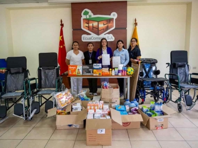 MIES Zamora Chinchipe recibi&oacute; sillas de ruedas, insumos de higiene por parte ECSA