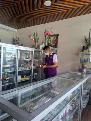 Arcsa controla establecimientos y productos en El Pangui