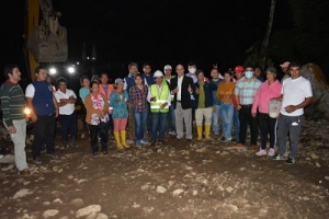 En Palanda inicia construcci&oacute;n de puente carrozable sobre el r&iacute;o Blanco