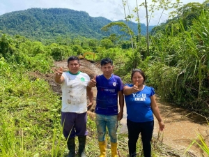 Productores de Wachap&aacute; reciben apoyo en drenaje de fincas
