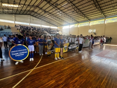 Instituciones educativas de Zamora participaron de las primeras olimpiadas estudiantiles
