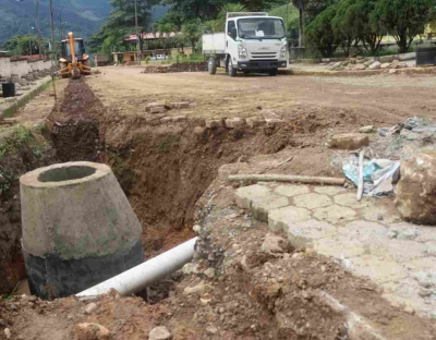 Proyecto de alcantarillado sanitario en el barrio Guaguayme Alto, registra un avance del 80%