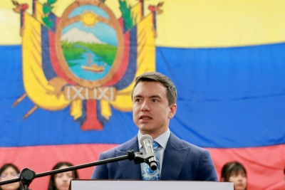 Noboa firma decreto sobre el Fideicomiso Mercantil AGD-CFN No M&aacute;s Impunidad