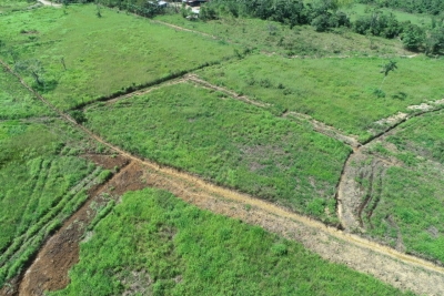 Prefectura realiz&oacute; entrega  de canales de drenaje en Paquisha