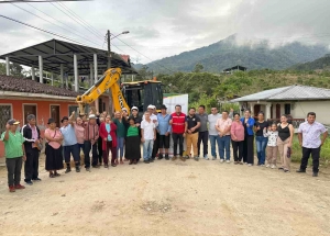 Arranc&oacute; proyecto de asfalto en el barrio San Roque, El Pangui