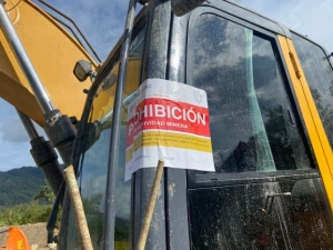 Suspenden miner&iacute;a ilegal en el  sector de Cuzuntza