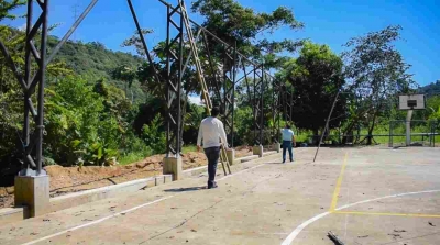 Cubierta en San Carlos de Numpai presenta significativo avance