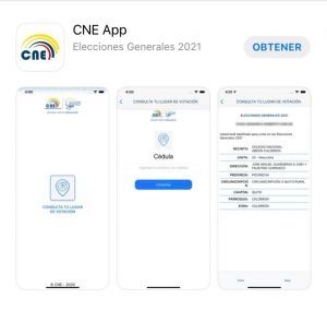 CNE realiz&oacute; el lanzamiento de una aplicaci&oacute;n m&oacute;vil que permite conocer el lugar de votaci&oacute;n