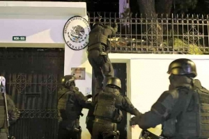 Polic&iacute;a de Ecuador ingres&oacute; a la Embajada de M&eacute;xico en Quito y detuvo a Jorge Glas
