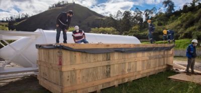 Llegan equipos para planta de tratamiento de aguas residuales para el Municipio de Loja