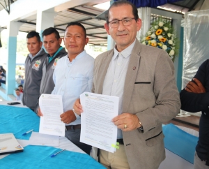 GAD DE NANGARITZA Y EL GAD PARROQUIAL RURAL DE NUEVO PARA&Iacute;SO SUSCRIBEN CONVENIO